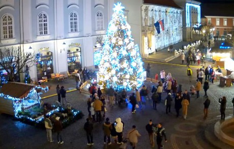 Adventi webkamera működik a Városház téren